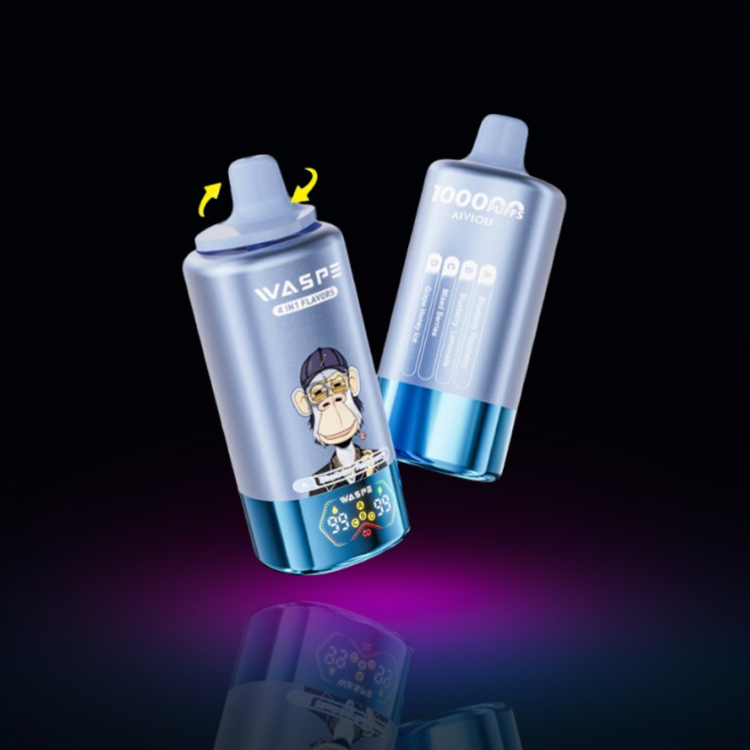 Waspe 100K Quad – Blueberry Raspberry • Blueberry Lemonade • Mixed Berries • Grape Honey Ice