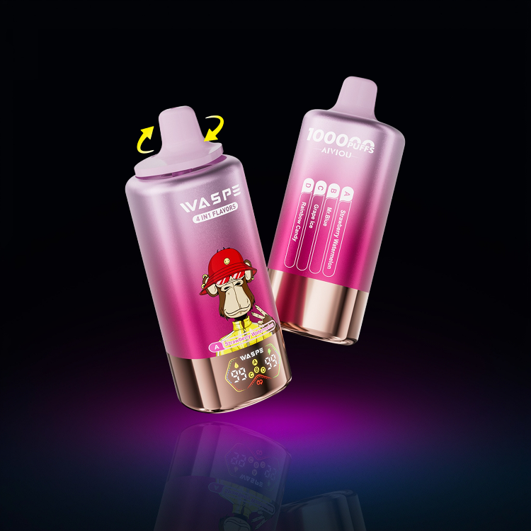 Waspe 100K – Watermelon • Mr. Blue • Grape Ice • Rainbow Candy